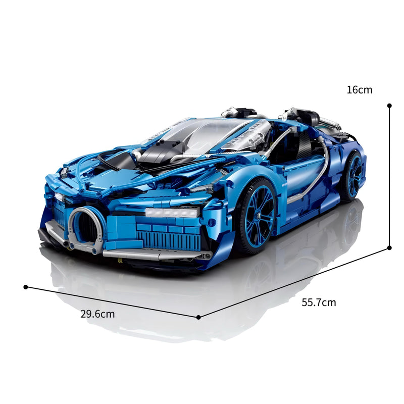 REMOTE CONTROLLED JET EDITION BUGATTI CHIRON | 3686 PCS | JET EDITION