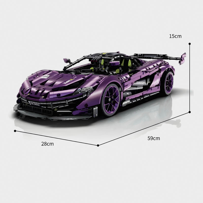 SATIN PURPLE P1 | REMOTE CONTROLLED CAR | 3567 PCS | FEW STOCK | 35KM/H SPEED | GO LIKE A ROCKET |