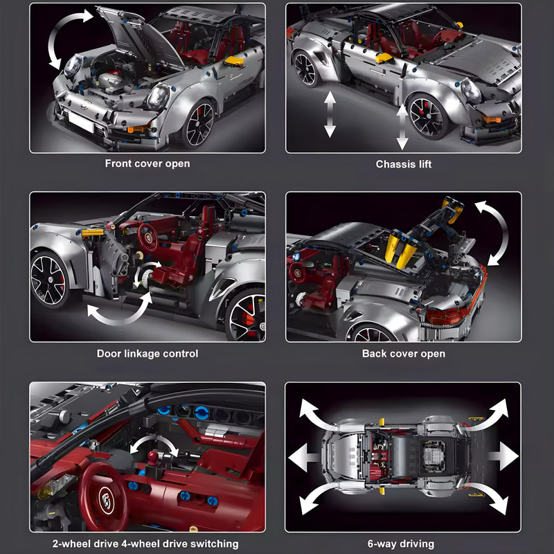 REMOTE CONTROLLED PORSCHE GT2 RS PRECISION EDITION | 3389 PCS | VERY FEW PIECES LEFT | FAST SHIPPING |